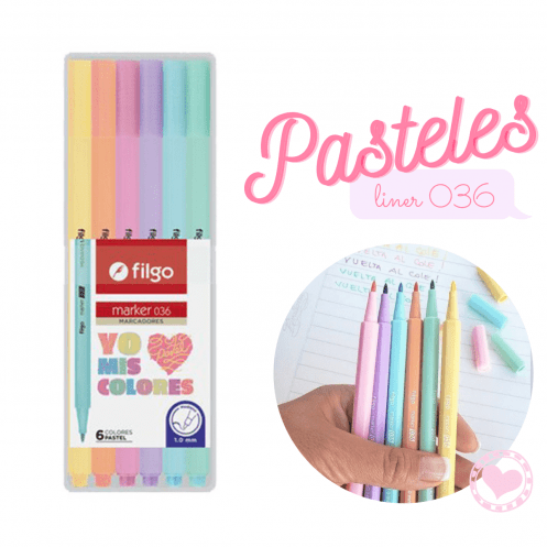 MARCADORES MARKER 036 FILGO PASTEL MUMI DISEÑO DIVERTIDO