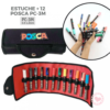 POSCA ESTUCHE +12 PC-3M