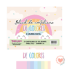 Block A4 de cartulinas Colores Pastel