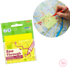 Notas Adhesivas – See Through Stickn 76x76x50 Amarillo- NOT.21709
