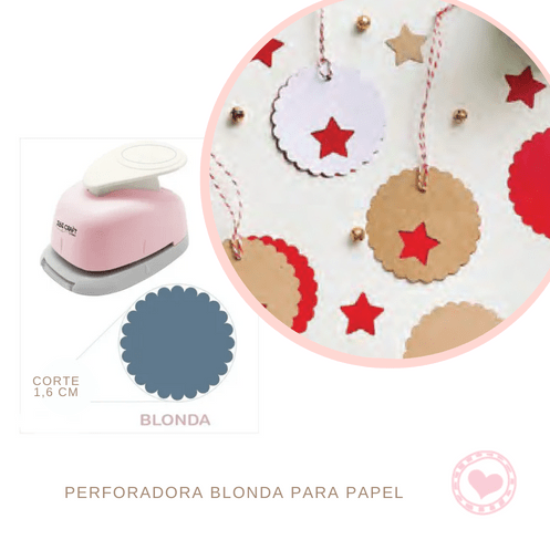 Perforadora Artistica Ibi Craft 1.6cm 3/4" Blonda Cod.655043