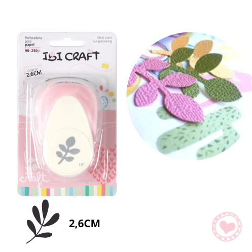 Perforadora Artistica Ibi Craft 26mm 1" Ramita Cod.655352