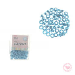 Ojalillos Aluminio Ibi Craft Eyelet 50pcs Celeste cod.650558