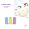 Papel Termico Color Ibi Craft p/Impresora Termica Portatil