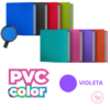 Carpeta Escolar Rexon 3x40 PVC Color Violeta
