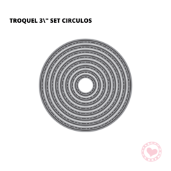 Troquel 3¨ Set Circulos Sunlit Ibi Craft cod.658036