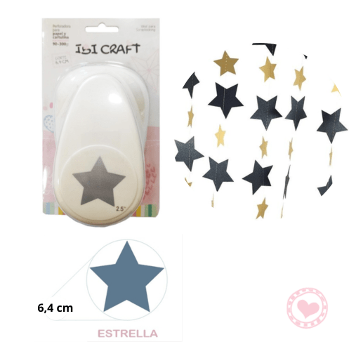 Perforadora Artistica Ibi Craft 64mm 2,5" Estrella Cod.655507