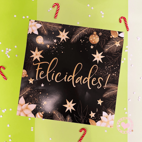 Mantelitos Navideños Felicidades Punto Cero
