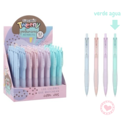 Portaminas Retráctil Twenny 0.5mm Ibi Craft Verde Agua x1