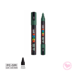 uni POSCA Marcador PC-5M Verde Ingles
