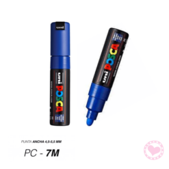 uni POSCA Marcador PC-7M Azul