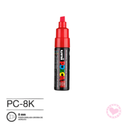 uni POSCA Marcador PC-8K Rojo