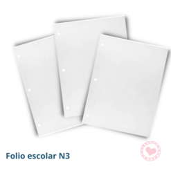 Folio Escolar Cristal Ibi Craft 40 Mic. x 10 hjs.