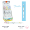 Resaltador Mágico Borrable Color Pastel Celeste x1 Brw