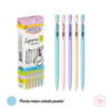 Portaminas 0.7m Plástico Colores Pastel Celeste Brw