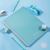 Cuaderno Universitario A4 TD Rayado BP Punto Cero Pastel Verde Metalizado