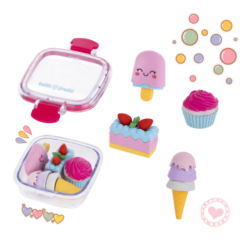 Pote De Gomas de Borrar Brw - Diseño Tutti Frutti