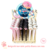 Boligrafo Tweeny Borrable Expo IbiCraft Patita Gato Blanco c/Rosa