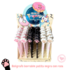 Boligrafo Tweeny Borrable Expo IbiCraft Patita Gato Negra c/Rosa