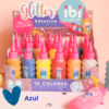 Adhesivo Glitter Ibi Craft x30ml Azul