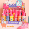 Adhesivo Glitter Ibi Craft x30ml Naranja