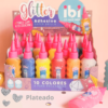 Adhesivo Glitter Ibi Craft x30ml Plateado