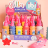 Adhesivo Glitter Ibi Craft x30ml Rojo