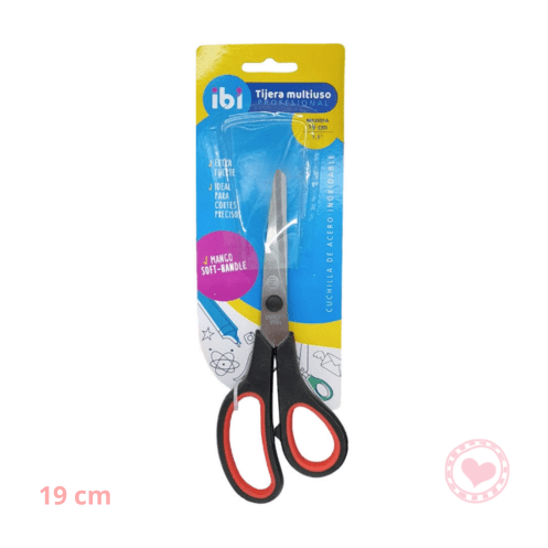 Tijera Mulltiuso Profesional Ibi Craft 19cm Ergo Soft