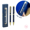Boligrafo Metálico Azul C/Caja Regalo BRW