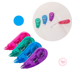 Corrector Cinta 5Mm X 5M Cuerpo Color BRW x1 Azul