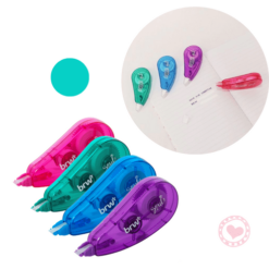 Corrector Cinta 5Mm X 5M Cuerpo Color BRW x1 Verde