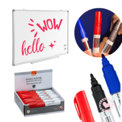 Marcador P/ Pizarra Recargable BRW x1 Rojo