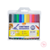 Marcador Brw Jumbo Escolar Lavable Estuche x12 Colores Big