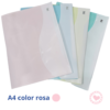 Sobre Plastico Ibi Craft A4 c/Boton Pastel Rosa