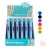 Boligrafo Borrable Multipaper 6 Colores Camiseta Celeste y Blanca
