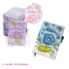 Libreta A5 Multipaper Flower Soft Cover Celeste Flor Celeste