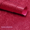 Goma Eva Glitter Ibi Craft A4 2mm x5 Fucsia
