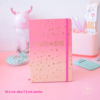 Libreta A7 T/D Multipaper Sparkly Notes and Ideas Rojo
