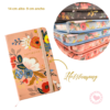 Libreta B6 T/D Multipaper Flower Notebook Fondo Coral
