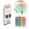 Lápices Acuarelables Brw Premium Caja X12 Colores + Pincel
