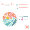 Sticker Decorativo Amanecer en el Mar