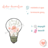 Sticker Decorativo Be a Light