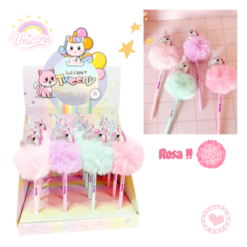 Boligrafo Tweeny Expo IbiCraft Unicornio Rosa