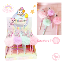 Boligrafo Tweeny Expo IbiCraft Unicornio Rosa Claro