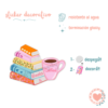 Sticker Decorativo Books & Coffee