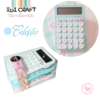 Calculadora Premium Escritorio 12dig. Celeste IbiCraft