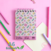 Eco Block de Hojas Rayadas A6 Punto Cero Flores