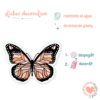 Sticker Decorativo Mariposa Coral