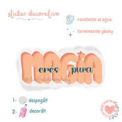 Sticker Decorativo Pura Magia