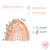 Sticker Decorativo Rainbow Coral